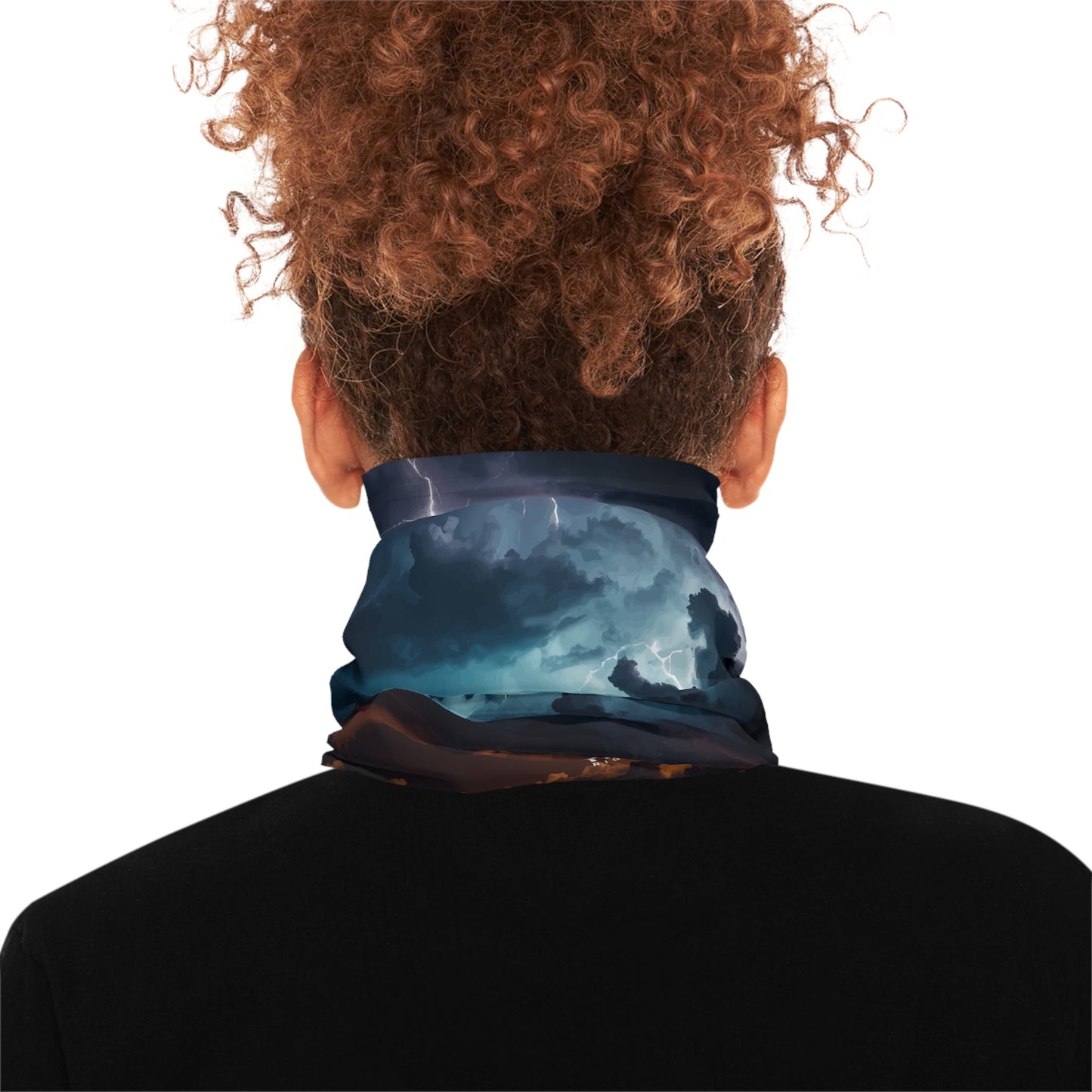 Texas Rigged Tees  Lightning Strike — Unisex Neck Gaiter (SPF 50+)