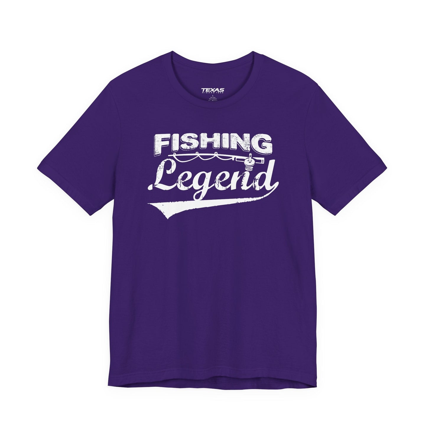 Texas Rigged Tees Fishing Legend — Unisex Cotton Tee