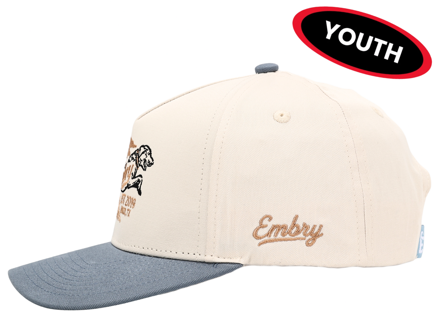 Embry Outdoors Youth Cream/Blue - Retriever