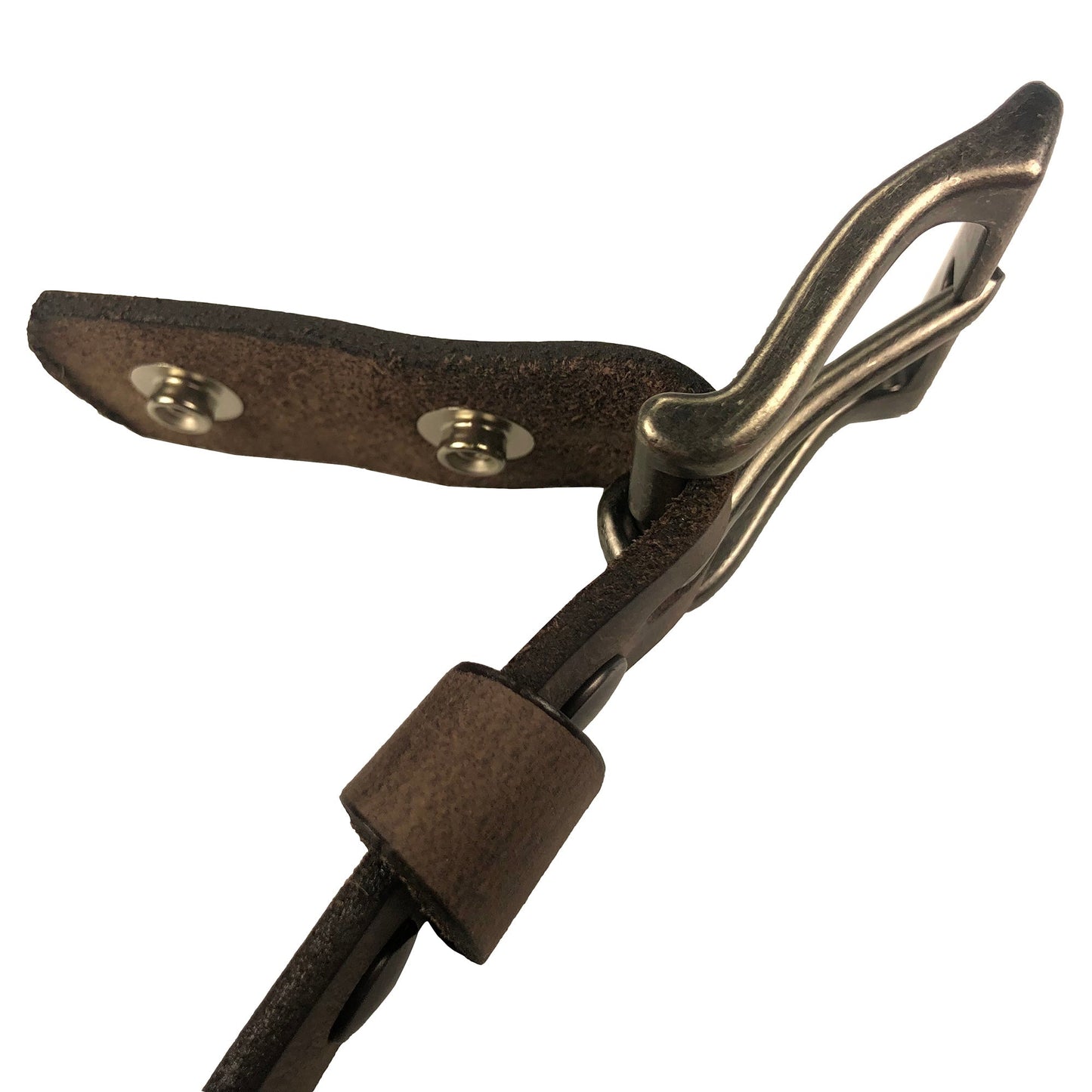 1.25"(32mm) Crazy Horse Solid Buffalo Leather Belt Handmade in Canada by Zelikovitz - Angler's Pro Tackle & Outdoors