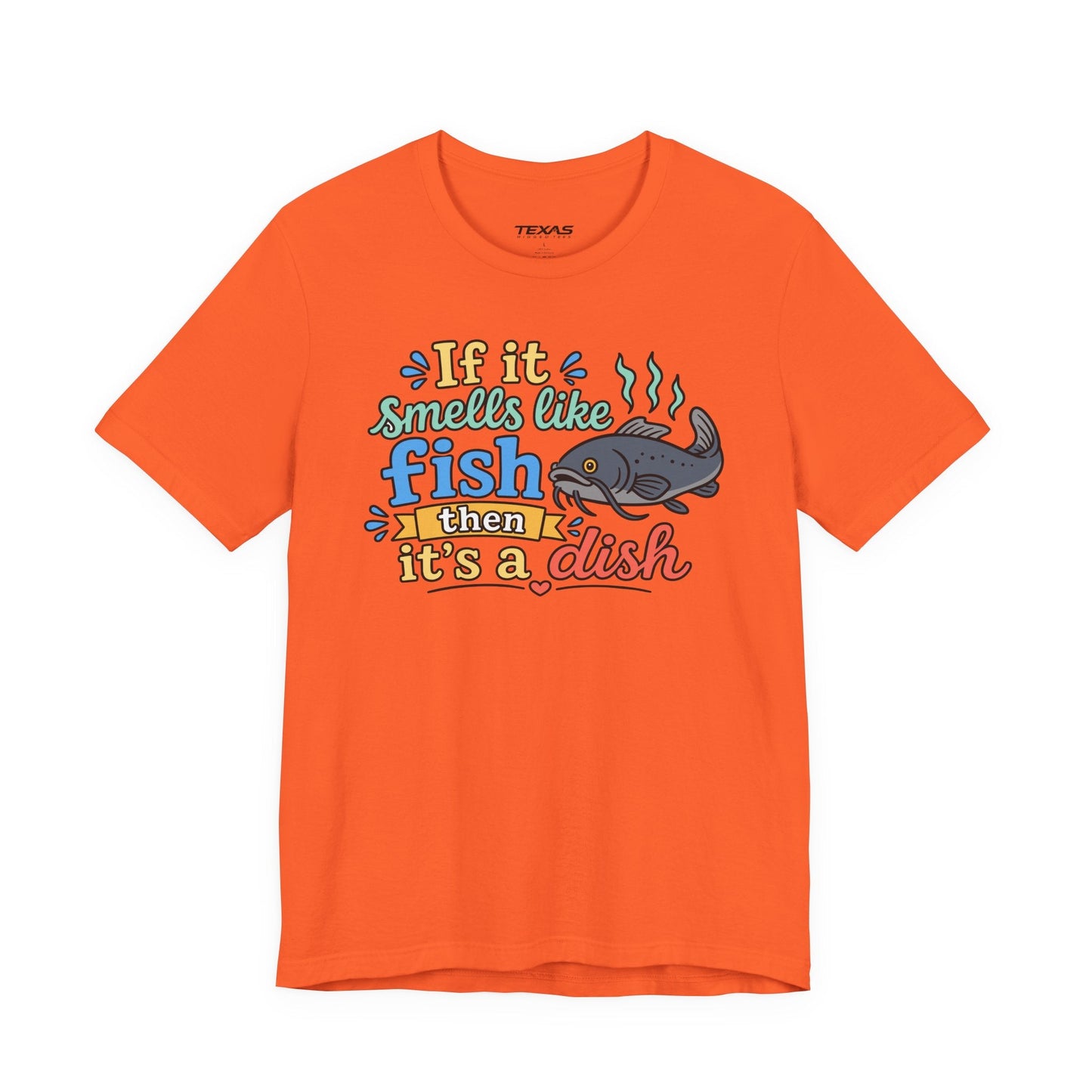 Texas Rigged Tees If it smells like fish — Unisex Cotton Tee