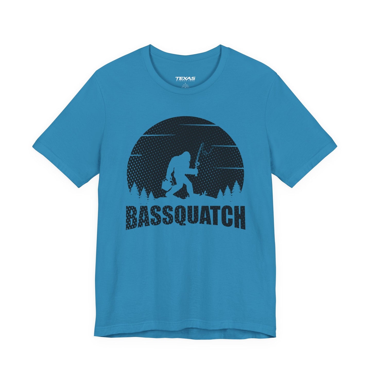 Texas Rigged Tees Bassquatch — Unisex Cotton Tee