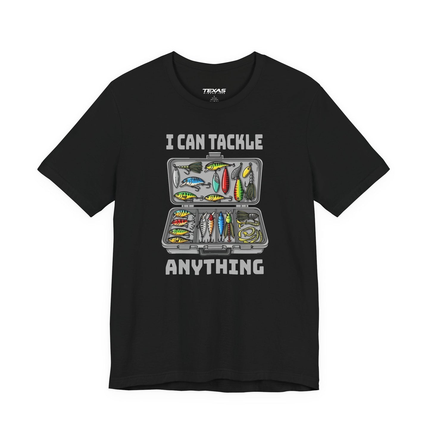 Texas Rigged Tees I Can Tackle Anything — Unisex Cotton Tee