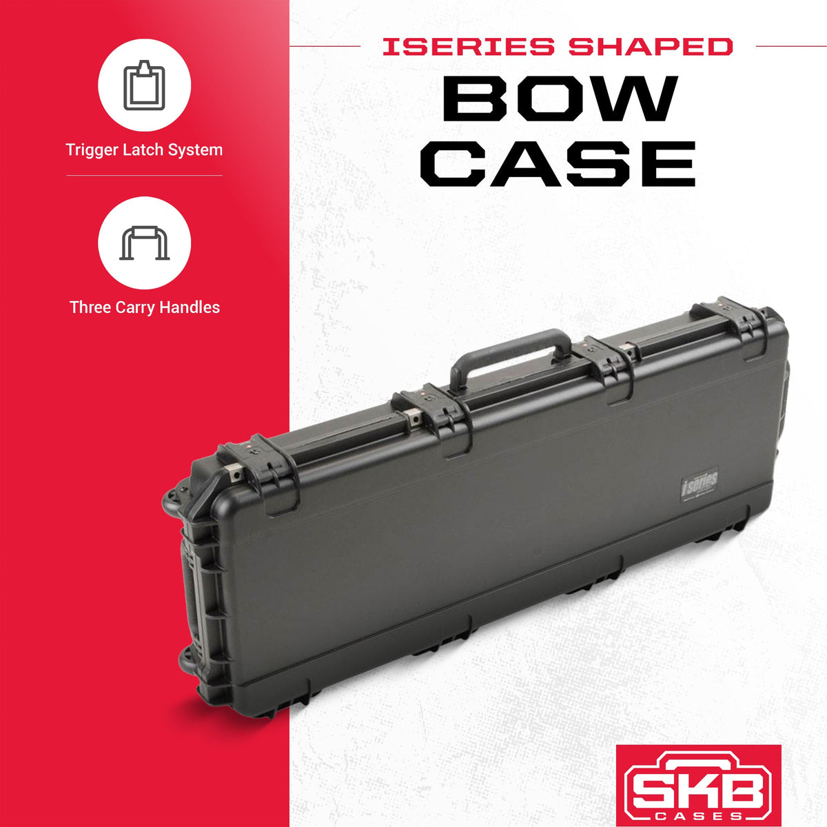 SKB Cases iSeries 4214 Hard Plastic Injection Molded Parallel Limb Bow Case