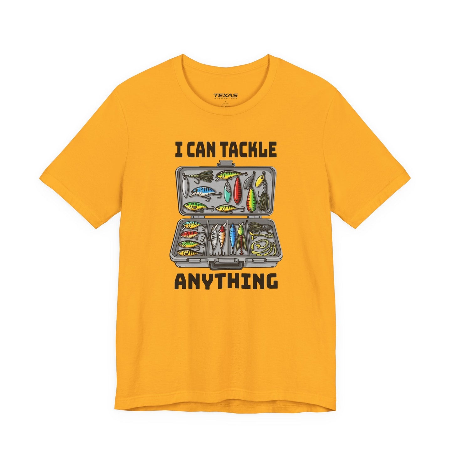 Texas Rigged Tees I Can Tackle Anything — Unisex Cotton Tee