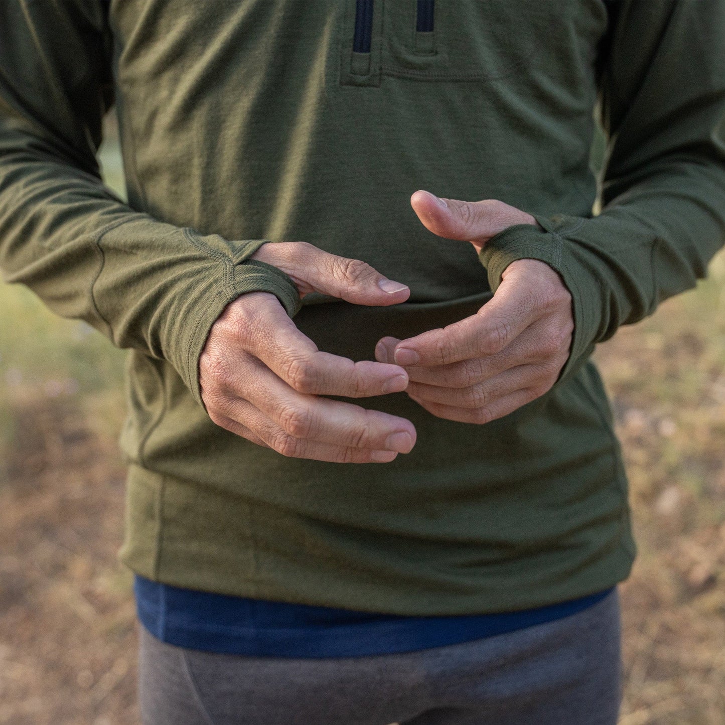 Minus33 Micro Weight - Men's Wool 1/4 Zip Sun Hoodie Woolverino