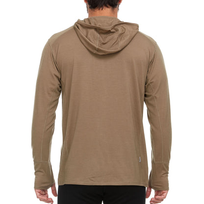 Minus33 Micro Weight - Men's Wool 1/4 Zip Sun Hoodie Woolverino