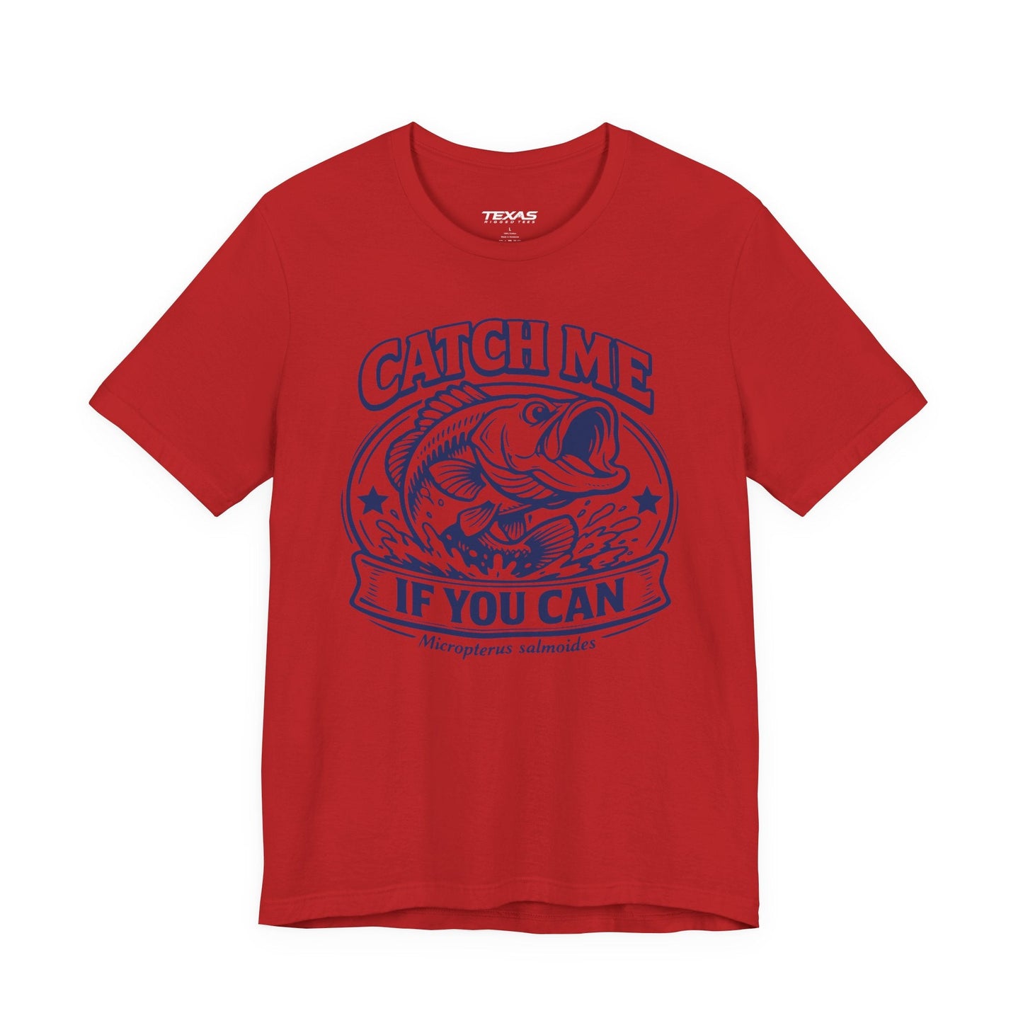 Texas Rigged Tees Catch Me If You Can — Unisex Cotton Tee