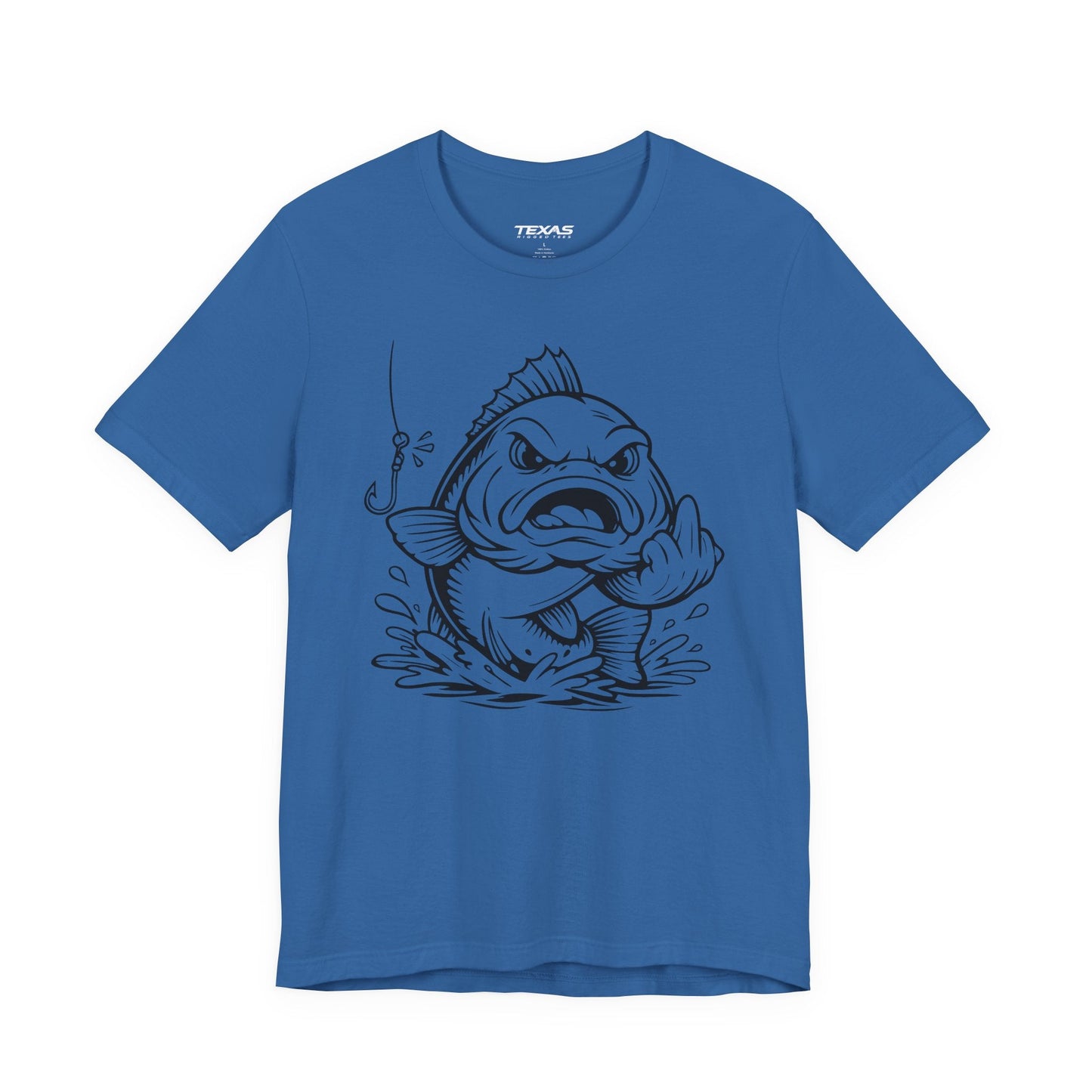 Texas Rigged Tees Flipping the Fin — Unisex Cotton Tee