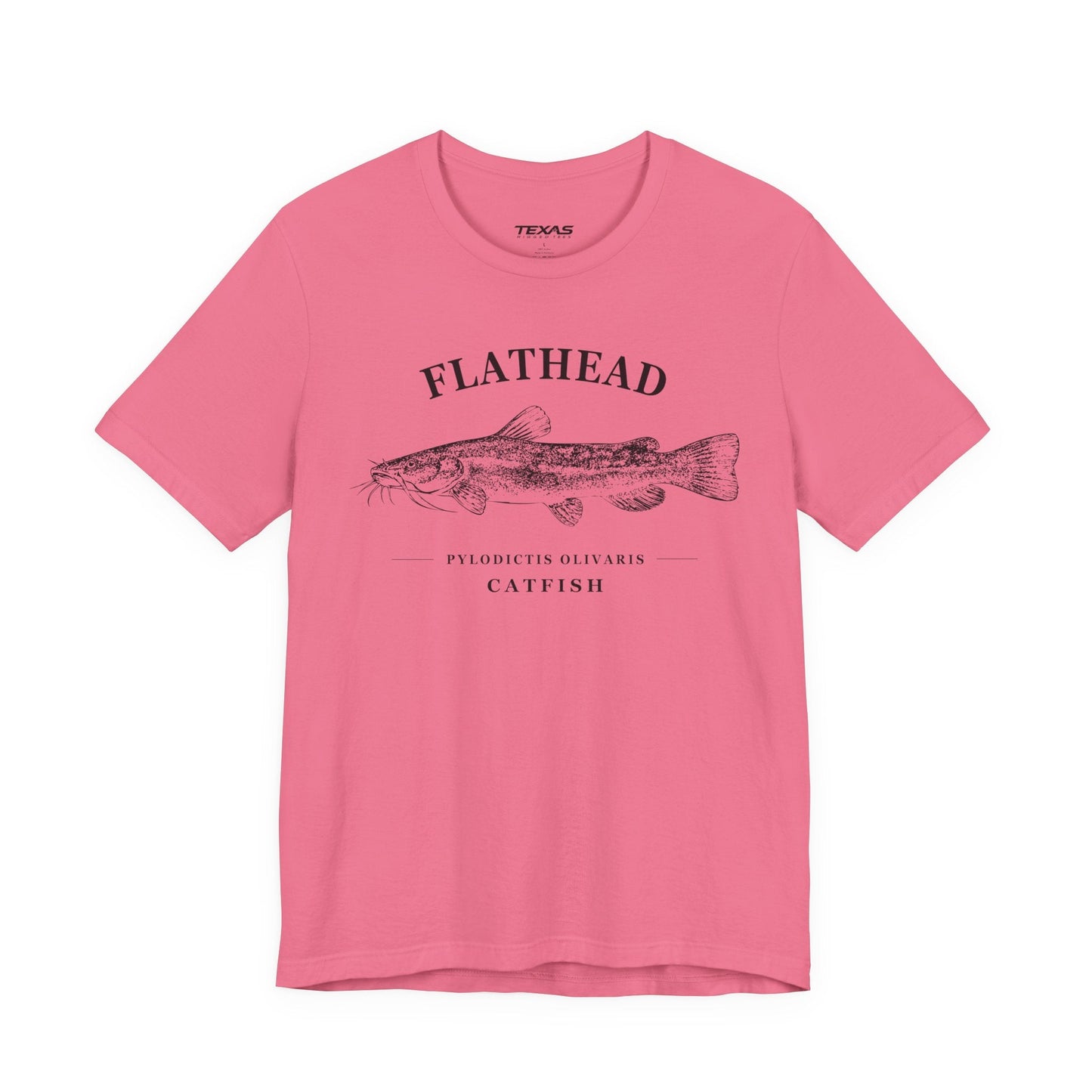 Texas Rigged Tees Flathead Catfish — Unisex Cotton Tee