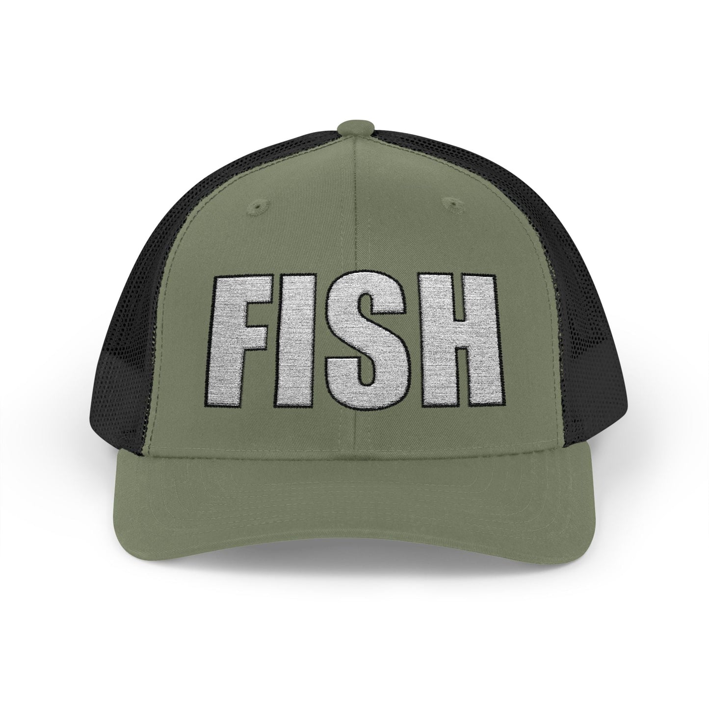 Texas Rigged Tees FISH — Embroidered Baseball Cap