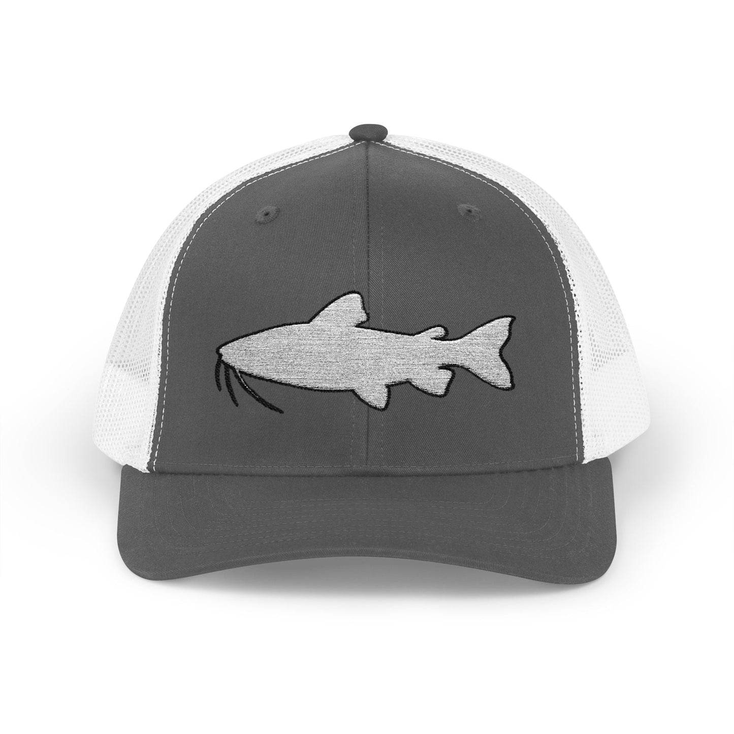 Texas Rigged Tees Catfish Silhouette — Embroidered Baseball Cap