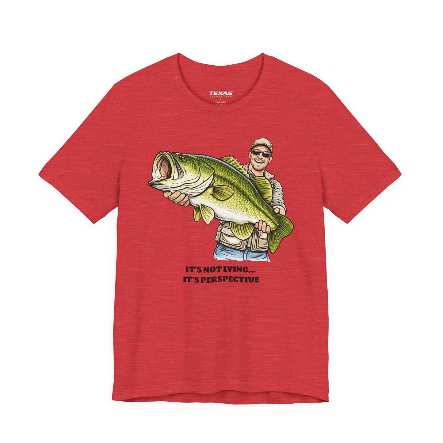 Texas Rigged Tees Forced Perspective — Unisex Cotton Tee