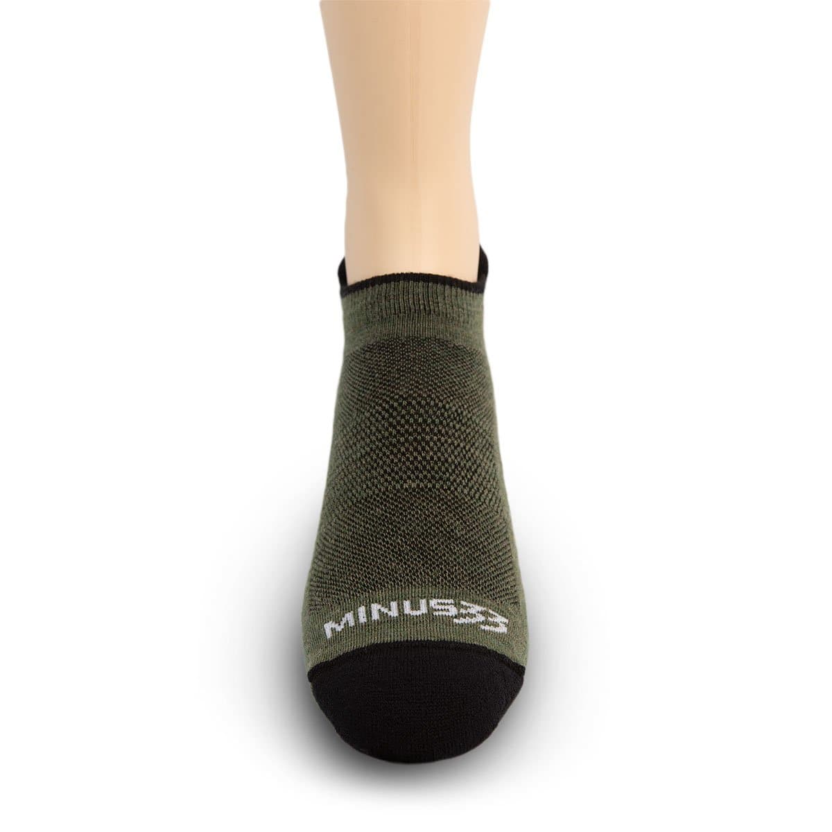 Minus33 Liner - No Show Tab Wool Socks Mountain Heritage