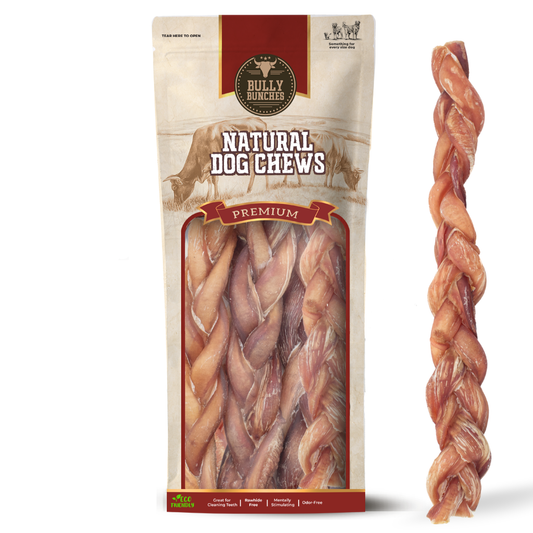 Bully Bunches - 12 Inch Thick Braided Bully Stick