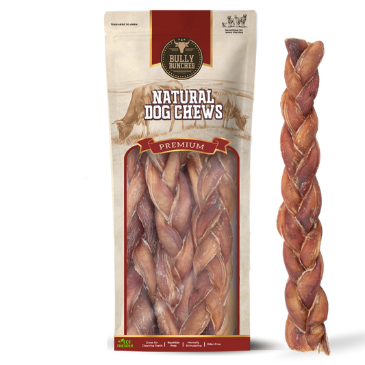 Bully Bunches - 12 Inch Jumbo Braided Bully Stick