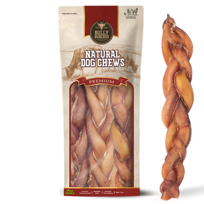 Bully Bunches - 12 Inch Monster Braided Bully Stick