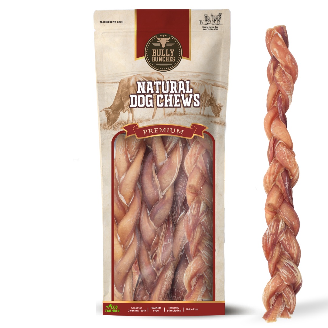 Bully Bunches - 12 Inch Thick Braided Bully Stick