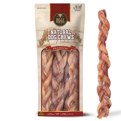 Bully Bunches - 12 Inch Thick Braided Bully Stick