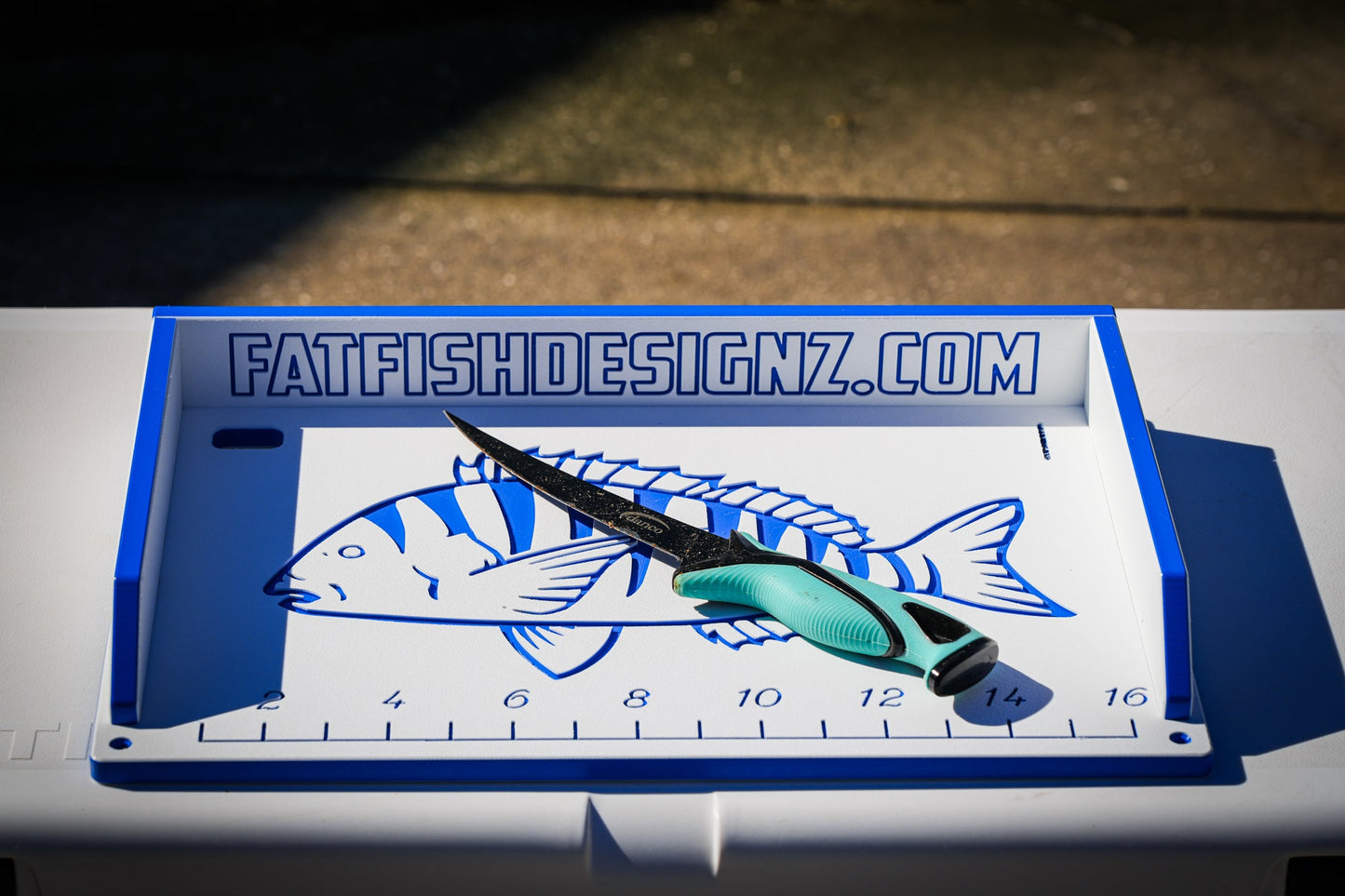 Fat Fish Designz Cutting Board Saltwater Edition