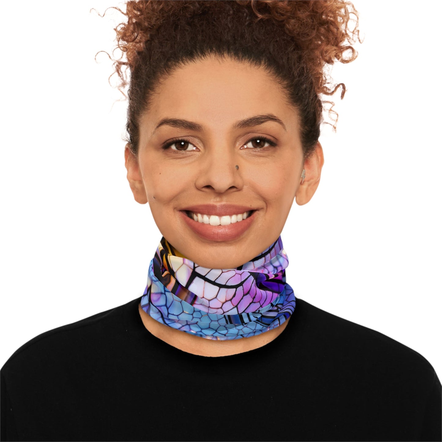 Texas Rigged Tees Dragonfly — Unisex Neck Gaiter (SPF 50+)