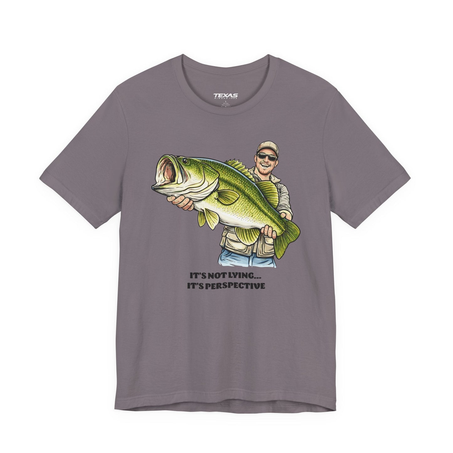 Texas Rigged Tees Forced Perspective — Unisex Cotton Tee