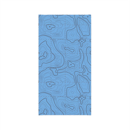 Texas Rigged Tees Contour Lines — Unisex Neck Gaiter (SPF 50+)
