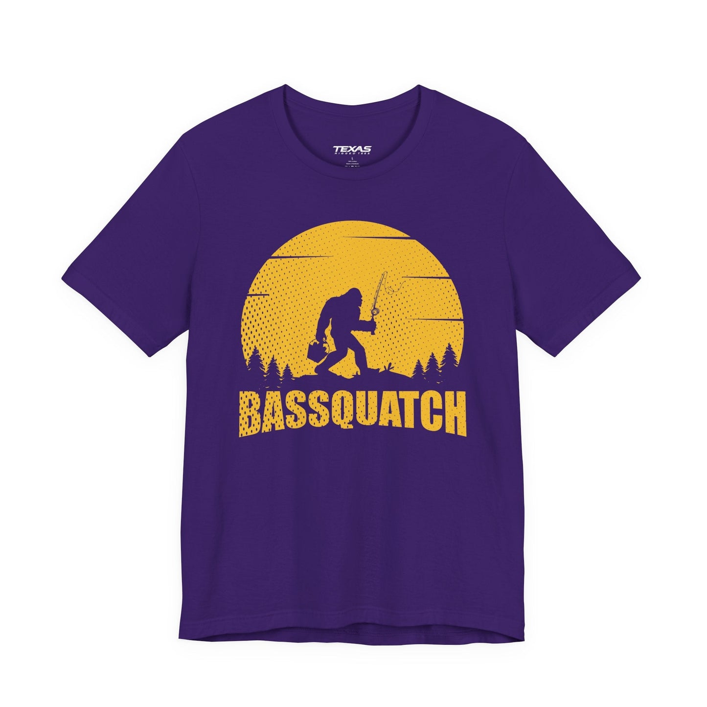 Texas Rigged Tees Bassquatch — Unisex Cotton Tee