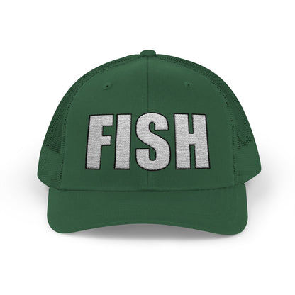 Texas Rigged Tees FISH — Embroidered Baseball Cap