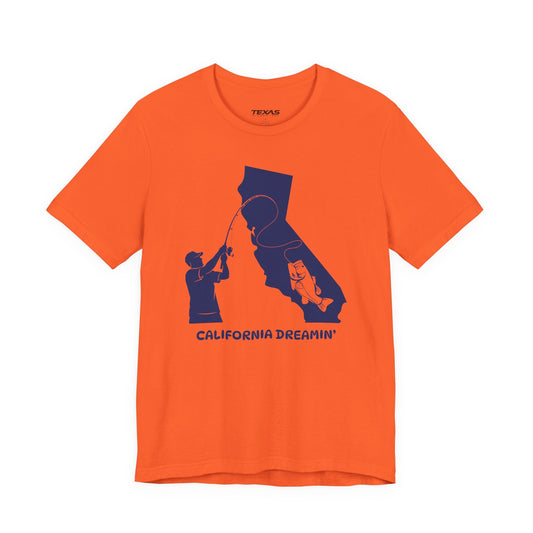 Texas Rigged Tees California Dreamin’ — Unisex Cotton Tee