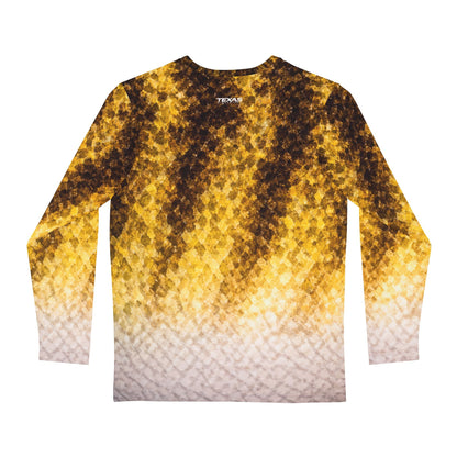 Texas Rigged Tees Smallmouth Bass — Unisex Long Sleeve  (SPF 50+)