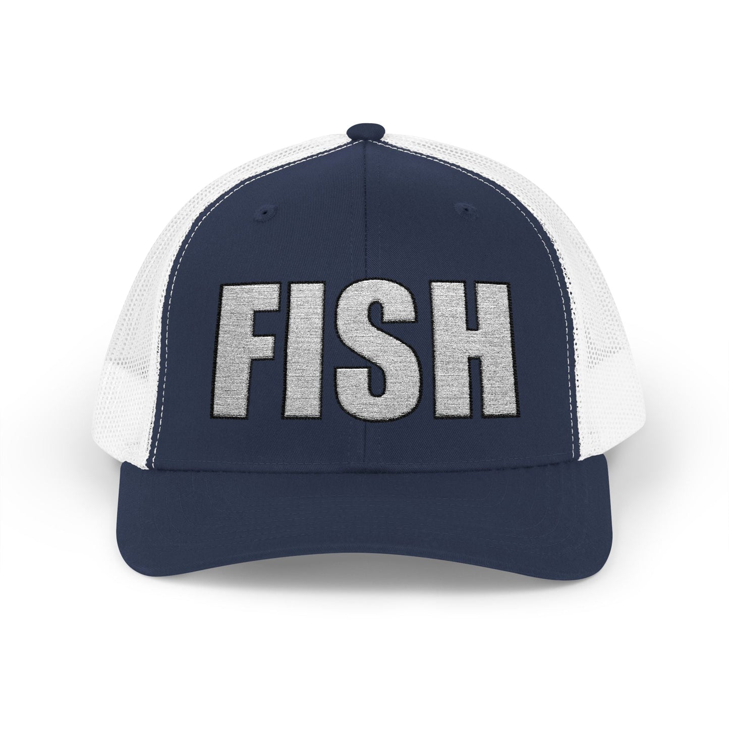 Texas Rigged Tees FISH — Embroidered Baseball Cap