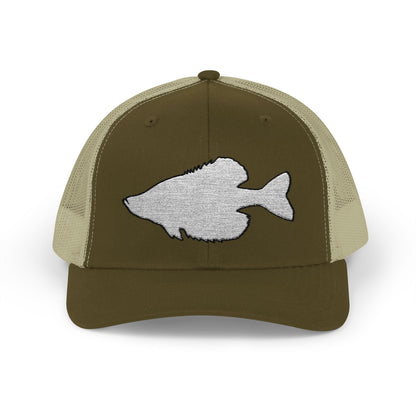 Texas Rigged Tees Crappie Silhouette — Embroidered Baseball Cap