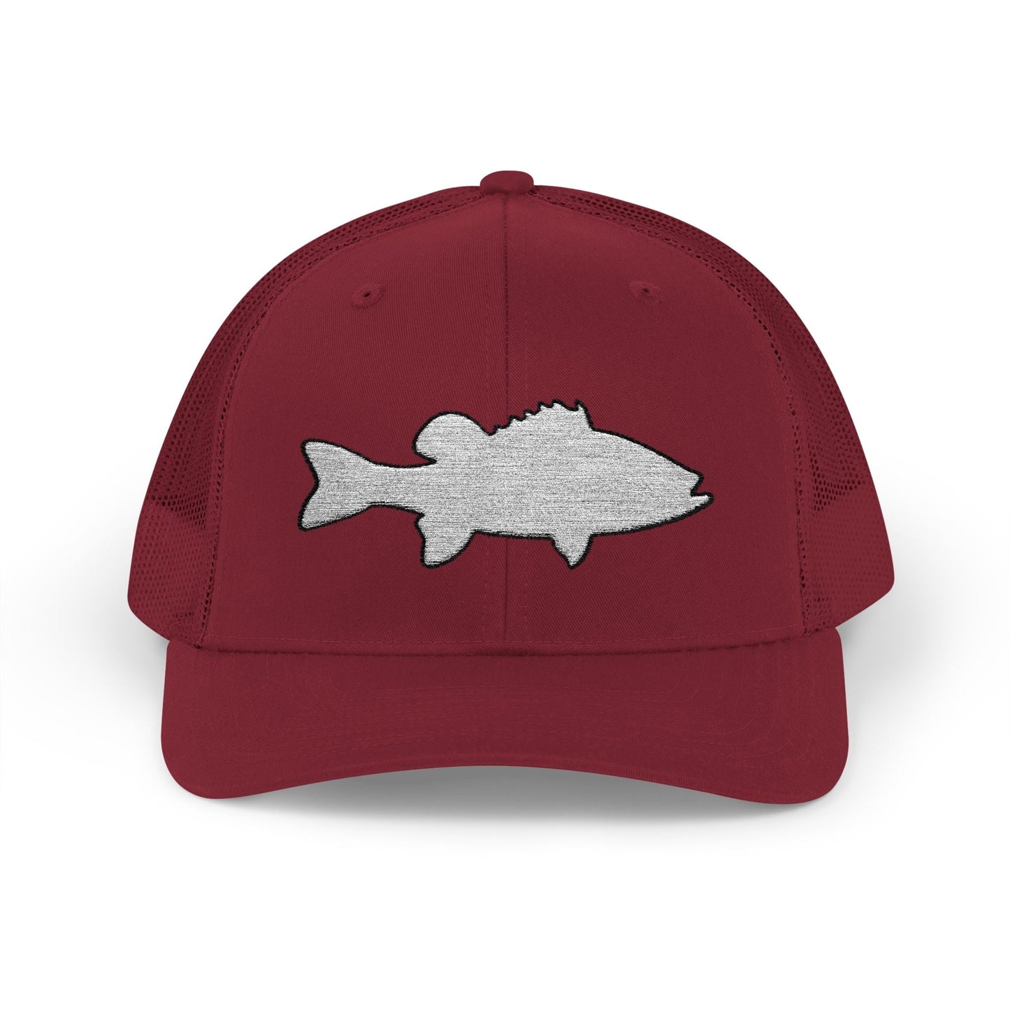 Texas Rigged Tees Bass Silhouette — Embroidered Baseball Cap