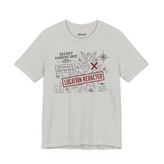 Texas Rigged Tees Secret Fishing Spot — Unisex Cotton Tee