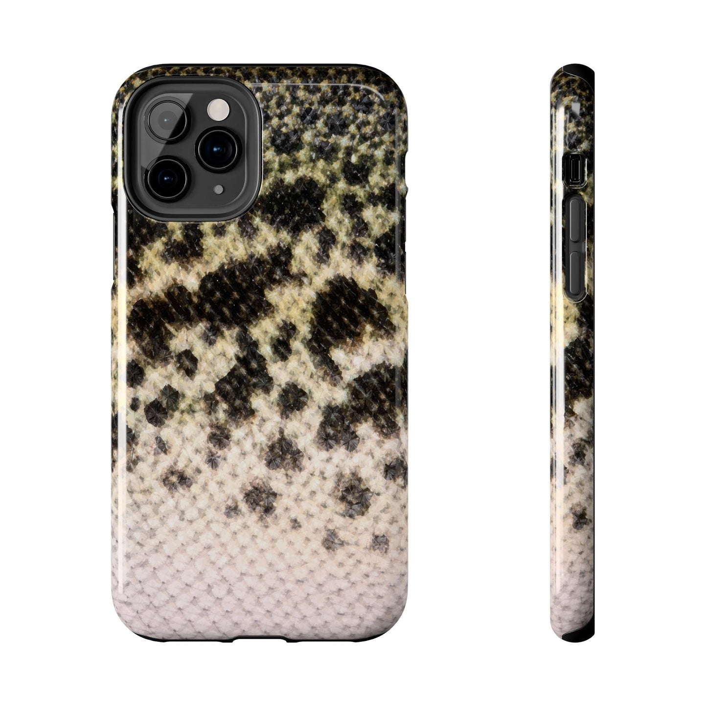 Texas Rigged Tees Black Crappie — Tough Phone Case