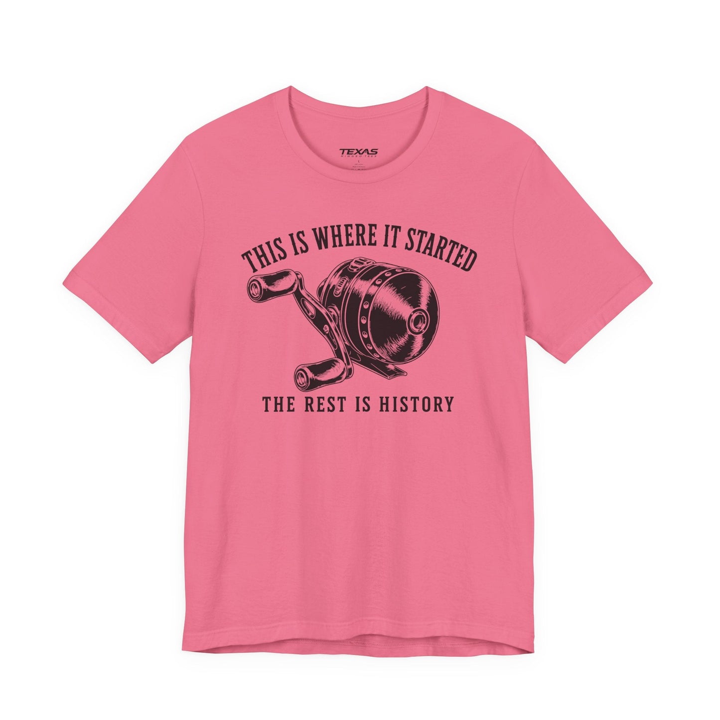 Texas Rigged Tees This Is Where It Started — Unisex Cotton Tee