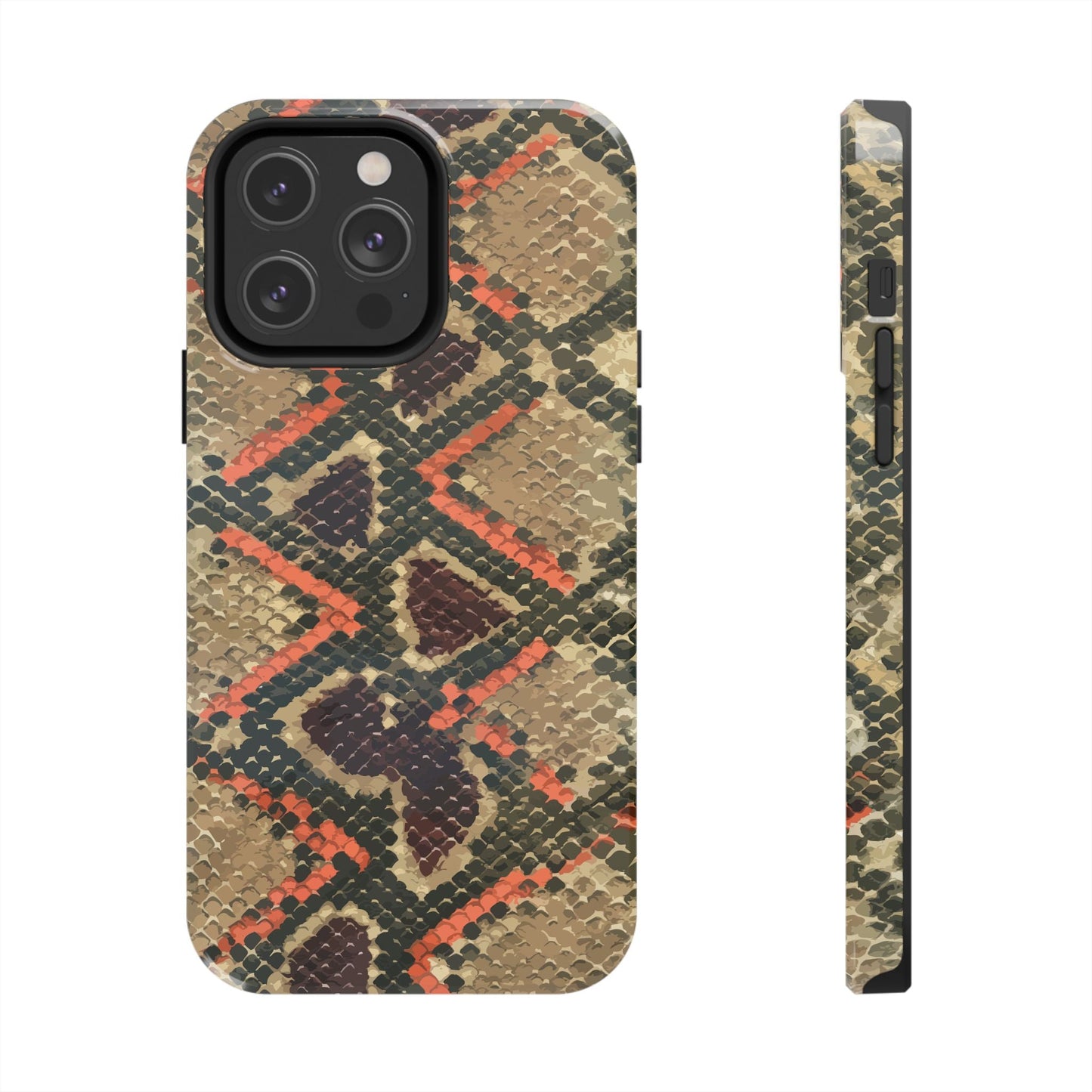 Texas Rigged Tees Burmese Python — Tough Phone Case