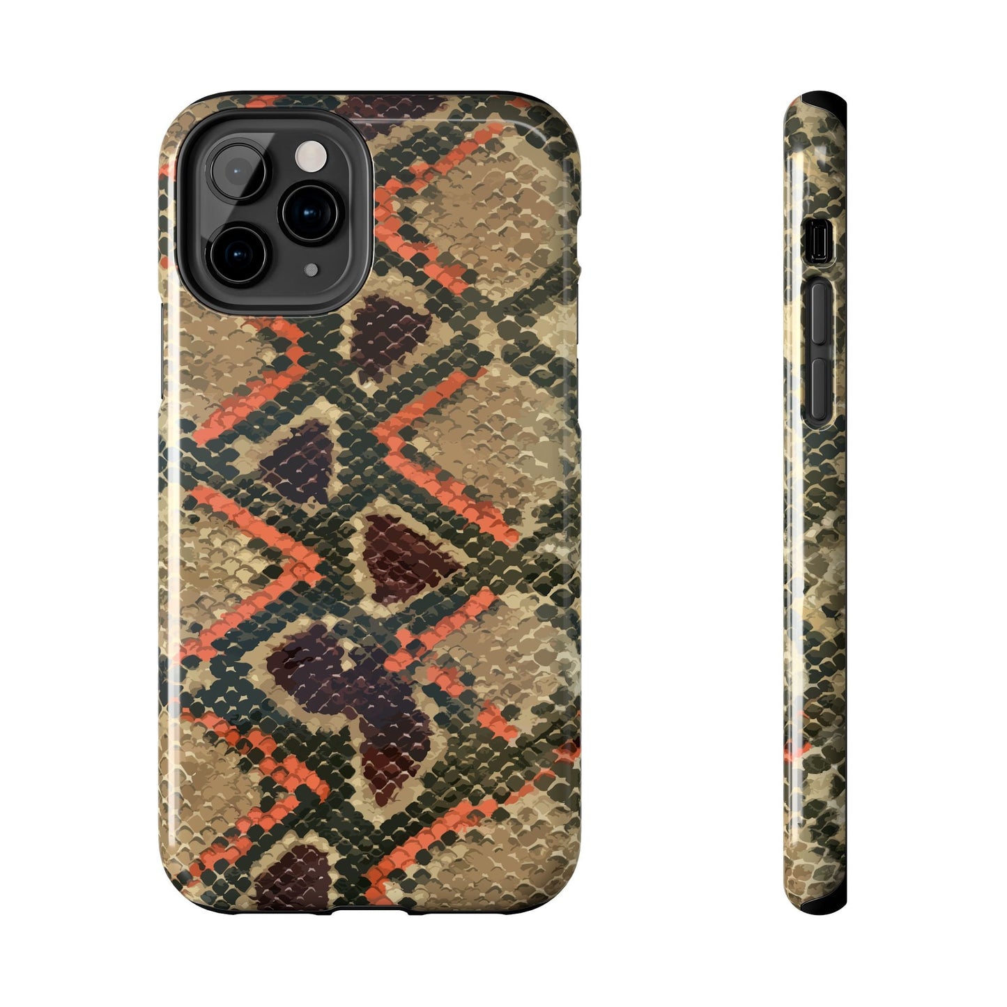 Texas Rigged Tees Burmese Python — Tough Phone Case
