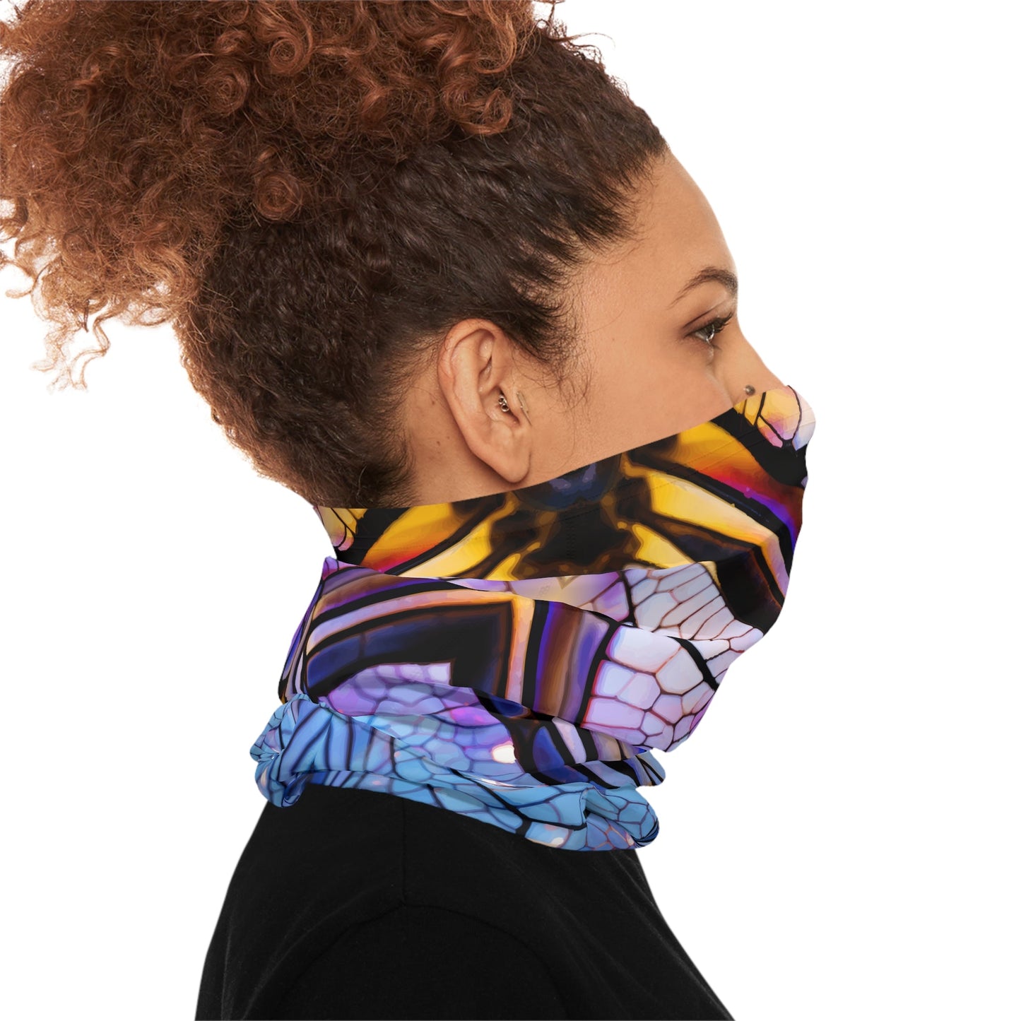 Texas Rigged Tees Dragonfly — Unisex Neck Gaiter (SPF 50+)