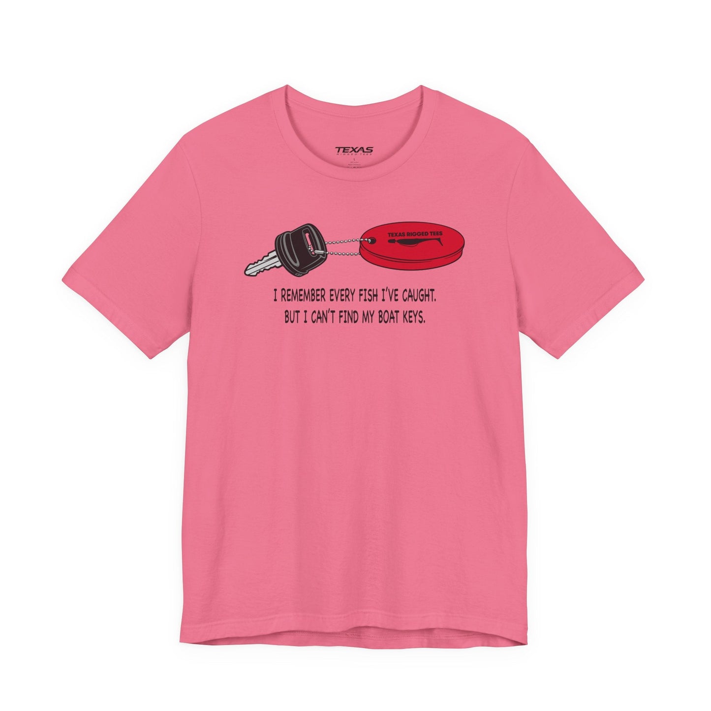 Texas Rigged Tees I Remember Every Fish I’ve Caught — Unisex Cotton Tee