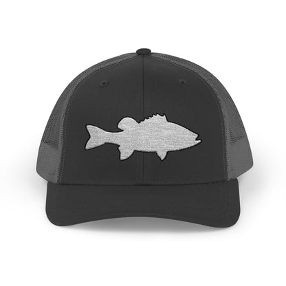 Texas Rigged Tees Bass Silhouette — Embroidered Baseball Cap
