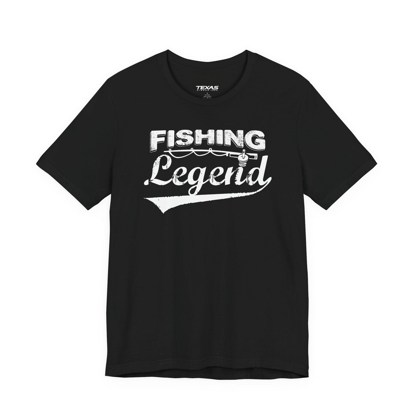 Texas Rigged Tees Fishing Legend — Unisex Cotton Tee