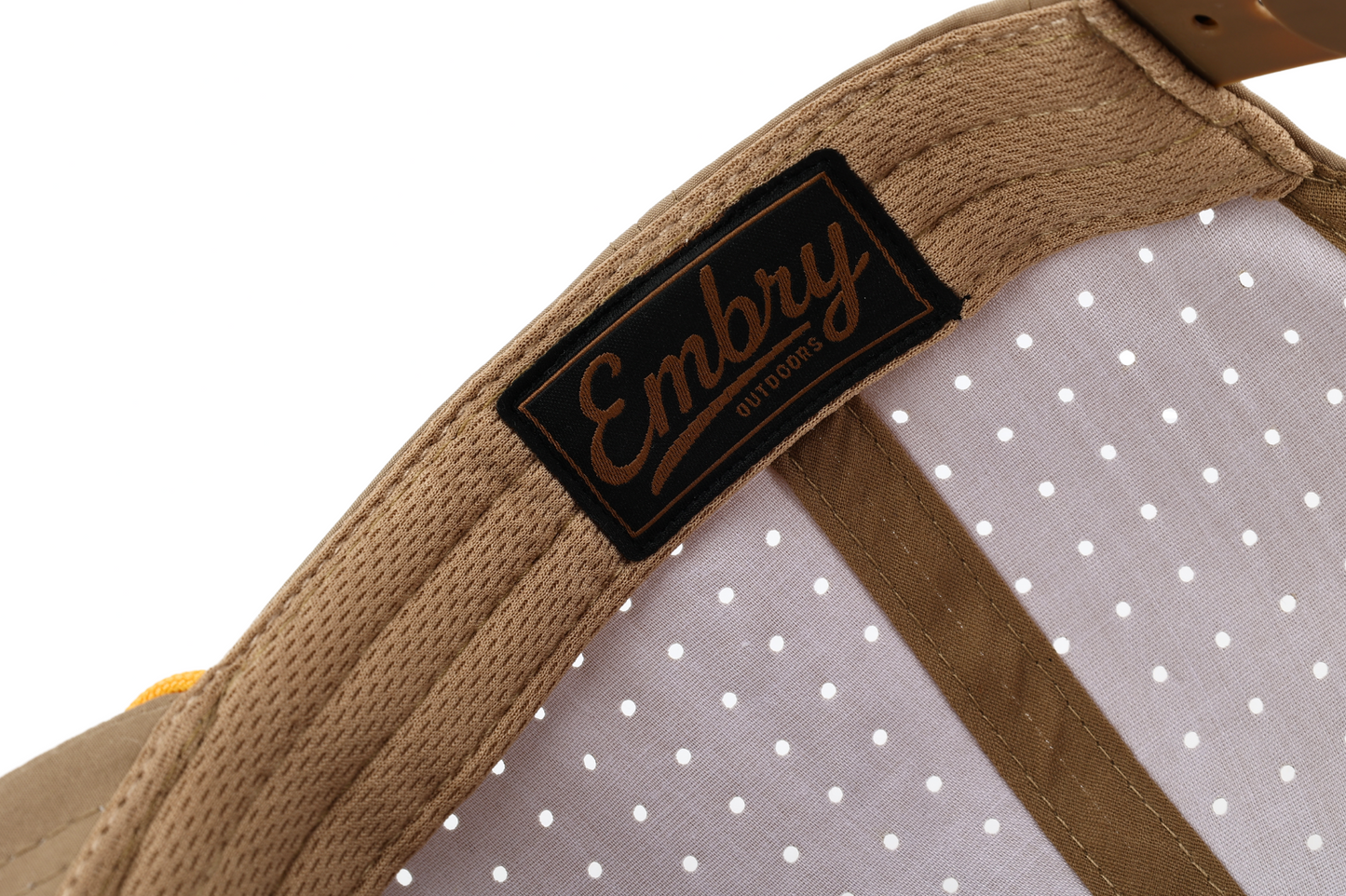 Embry Outdoors Tan Golf - Bull Red Patch