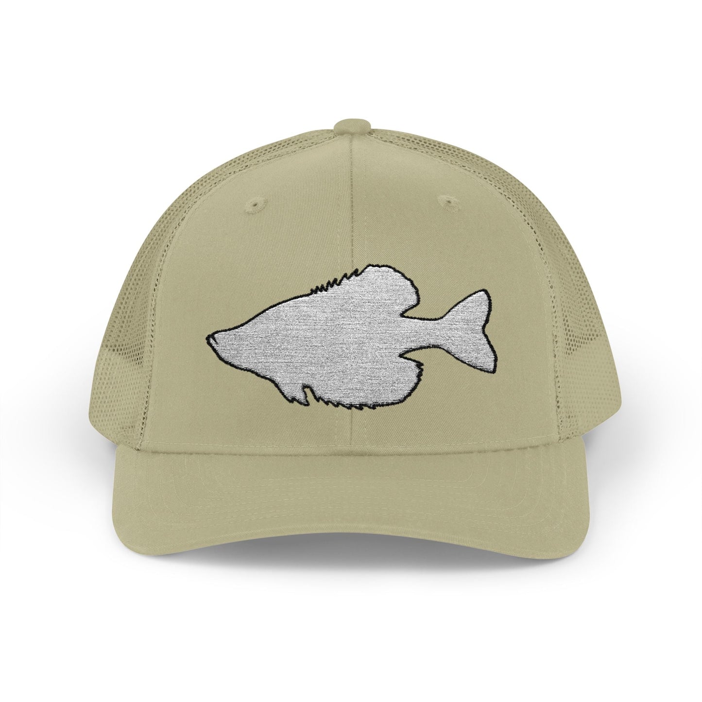 Texas Rigged Tees Crappie Silhouette — Embroidered Baseball Cap