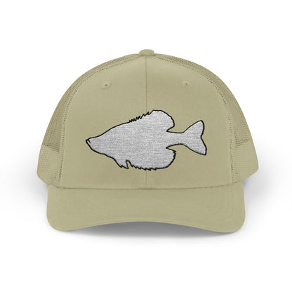Texas Rigged Tees Crappie Silhouette — Embroidered Baseball Cap
