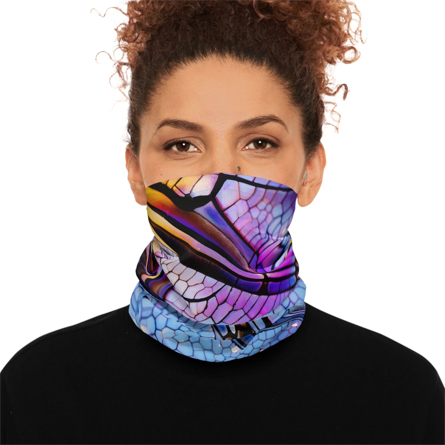 Texas Rigged Tees Dragonfly — Unisex Neck Gaiter (SPF 50+)