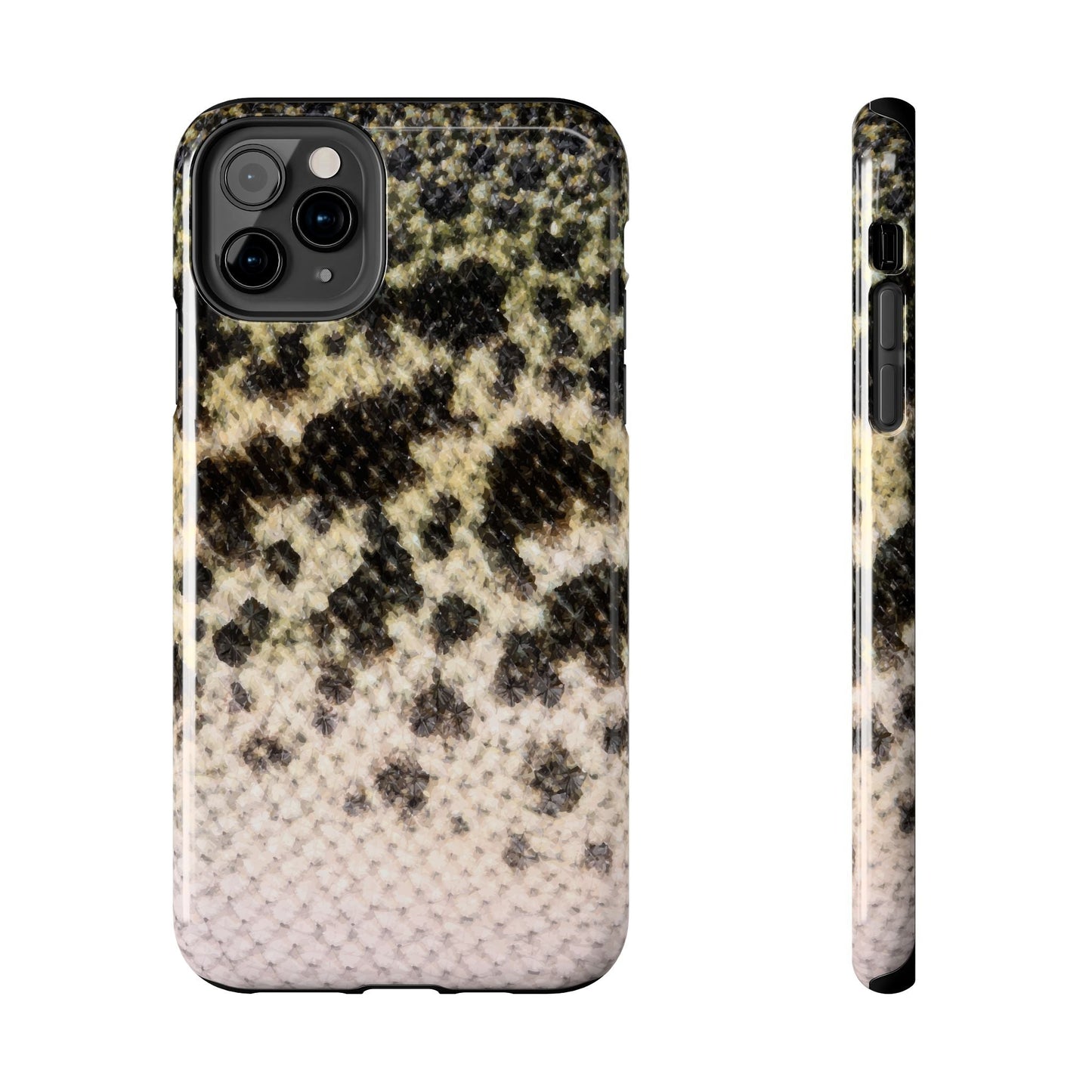 Texas Rigged Tees Black Crappie — Tough Phone Case