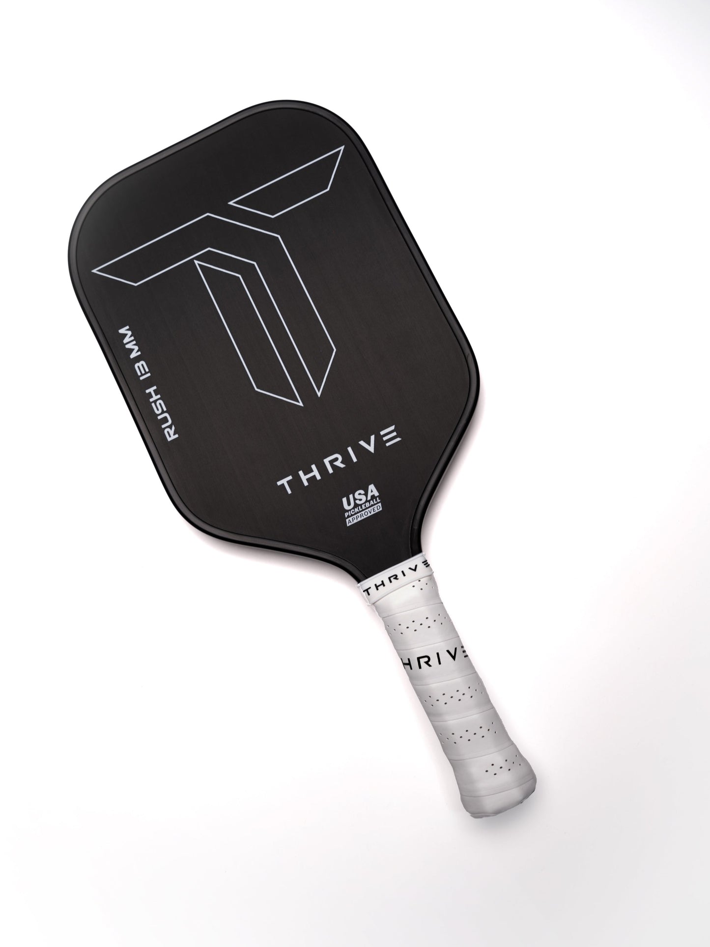 Thrive RUSH 13   Includes custom weight card, paddle cover, paddle eraser, and lead weights.