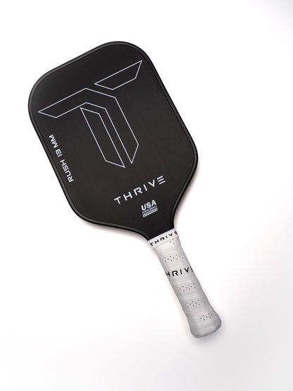 Thrive RUSH 13   Includes custom weight card, paddle cover, paddle eraser, and lead weights.